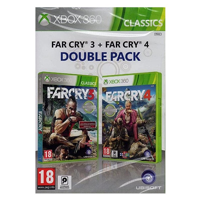 Xbox 360 Farcry 3 / 4 double pack Cib