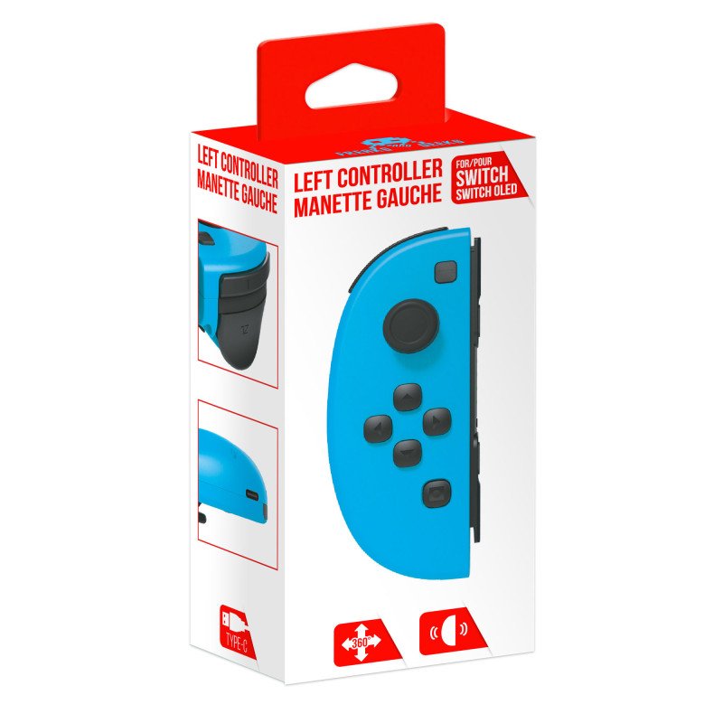 Manette Joycon Gauche Pour Nintendo Switch Bleu Neuf