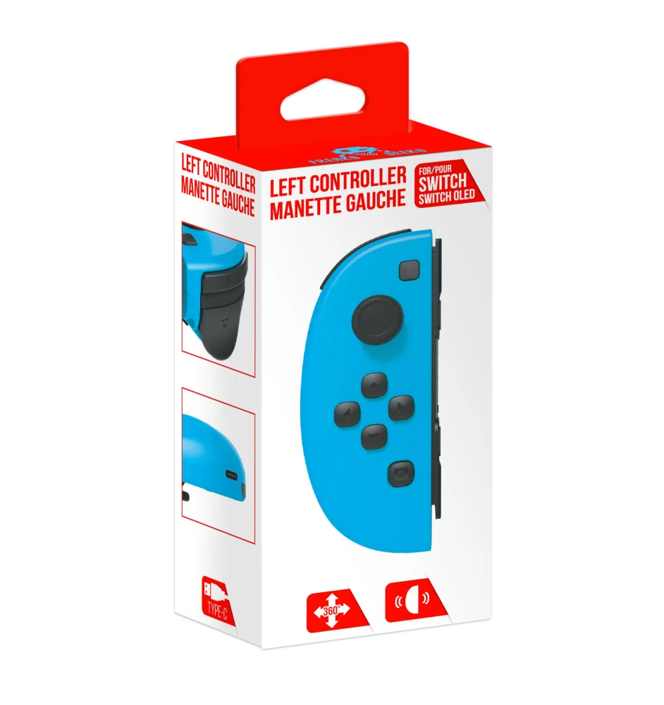 Manette Joycon Gauche Pour Nintendo Switch Bleu Neuf
