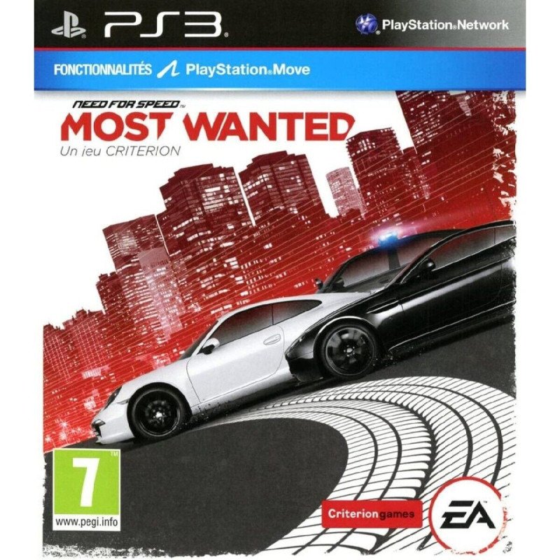 PS3 Need For Speed Most Wanted sn