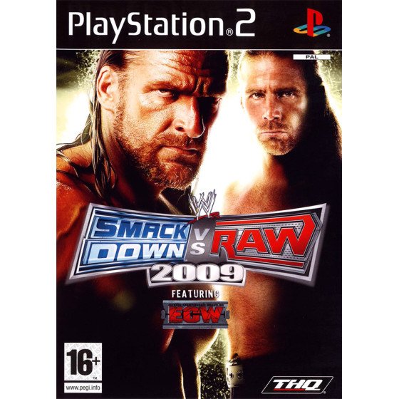PS2 Smackdown vs raw 2009 cib