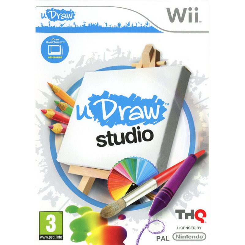 WII Udraw Studio cib