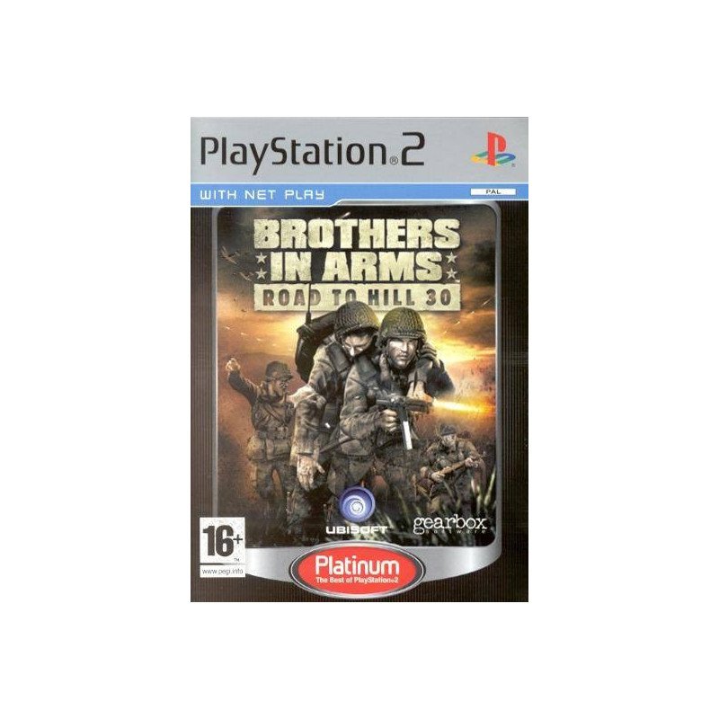 PS2 Brothers In Arms Road To Hill 30 Plat Cib