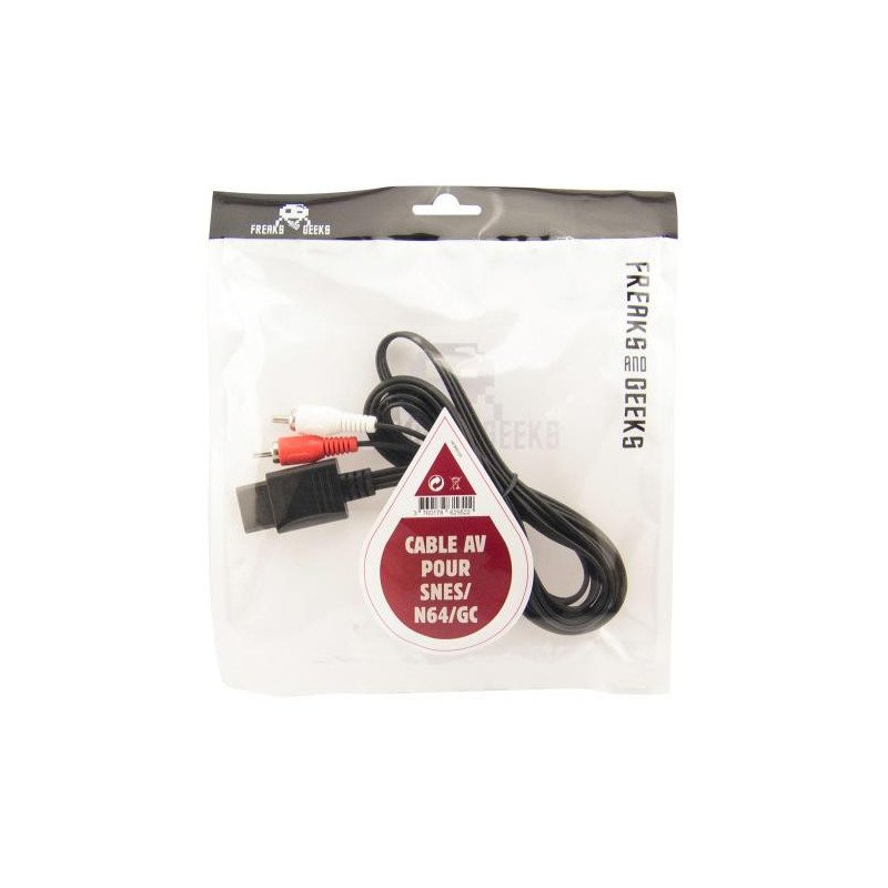 Cable Video Av Pour Snes / Gc / N64