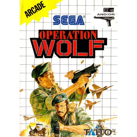 MASTER SYSTEM OPERATION WOLF SN