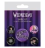 Pack 5 Badges Mercredi Nevermore