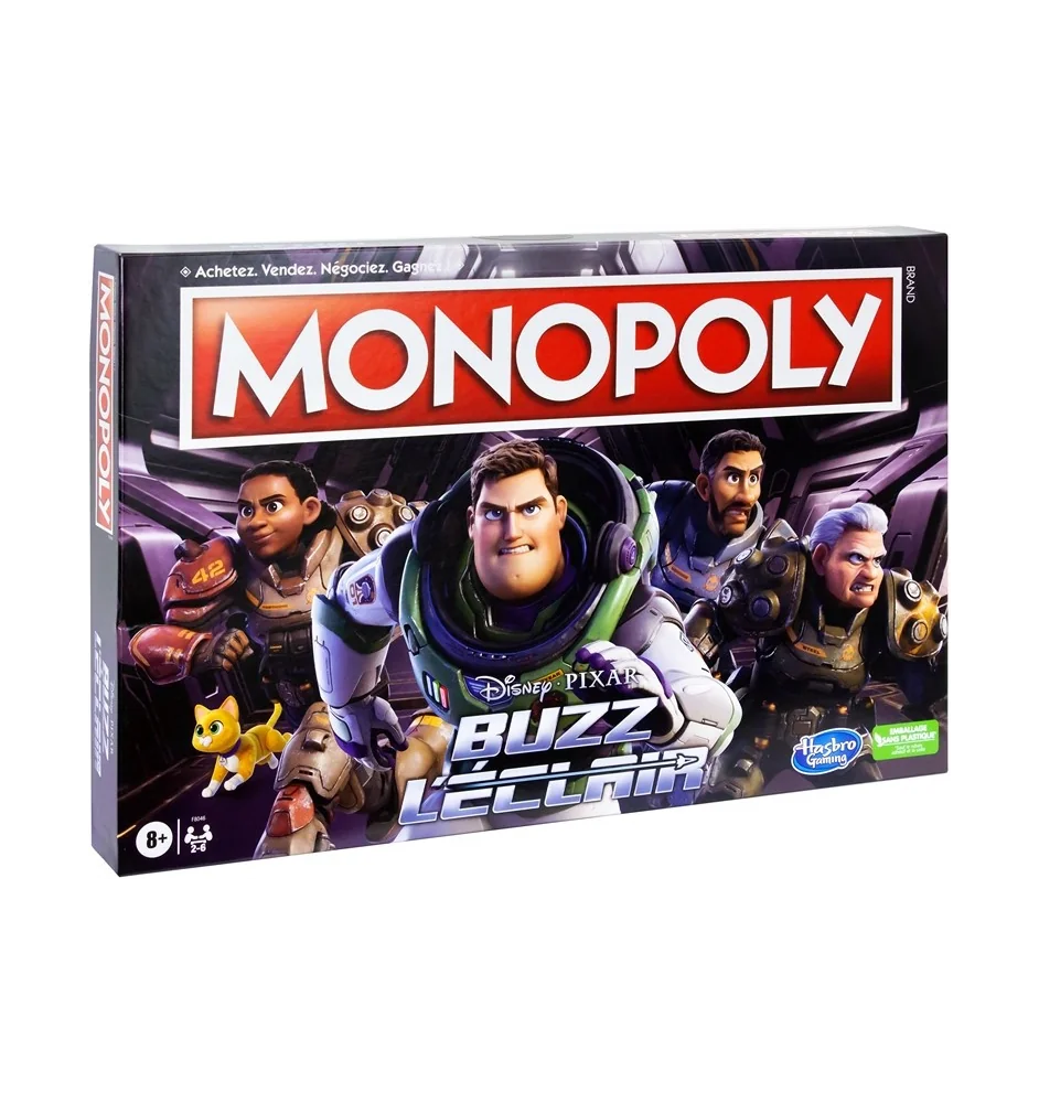 Monopoly Disney Pixar Buzz L'eclair