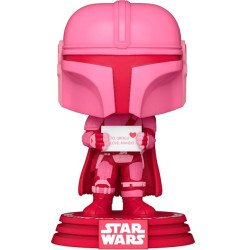 Funko Pop Star Wars Valentine The Mandalorian n°495