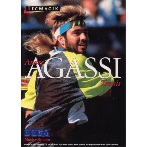MASTER SYSTEM ANDRE AGASSI...