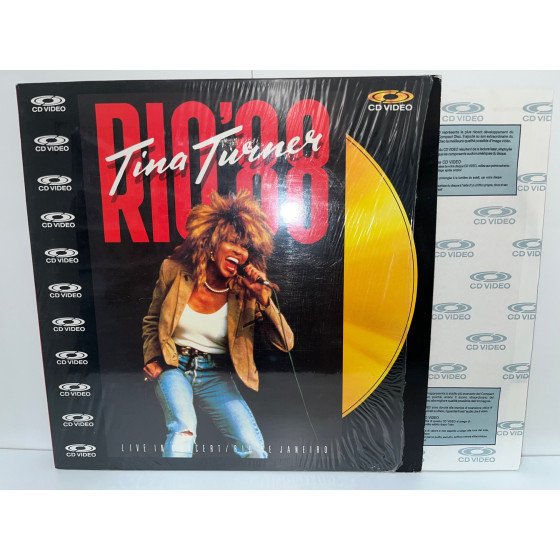 Laser Disc Rio 88 Tina Turner