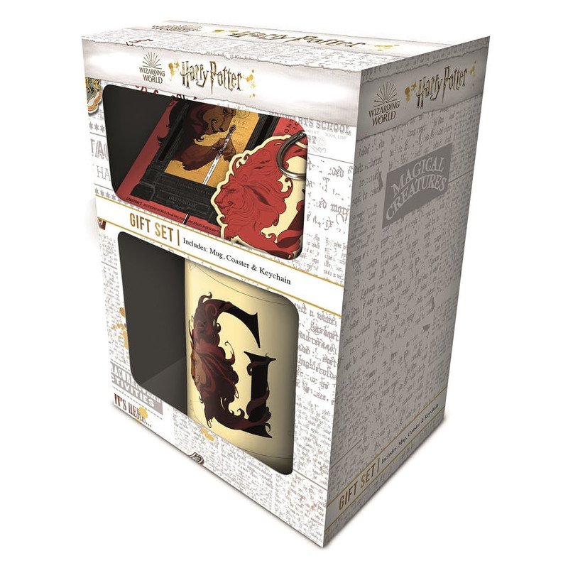 Coffret Cadeau Harry Potter Mug / Ss Verre / Porte Clef