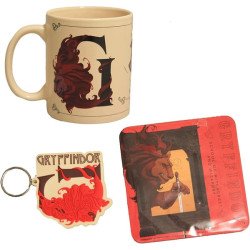 Coffret Cadeau Harry Potter Mug / Ss Verre / Porte Clef
