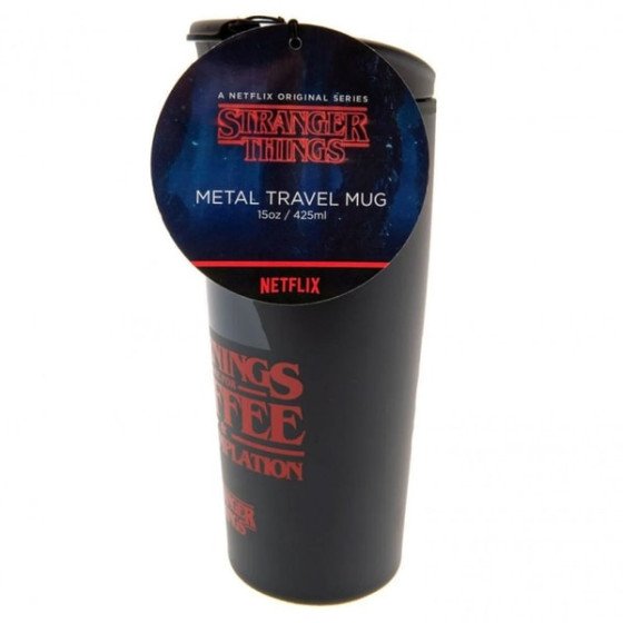 MUG TRANSPORTABLE STRANGER THINGS COFFEE AND CONTEMPLATION