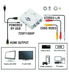 Convertisseur Av Vers Hdmi Neuf