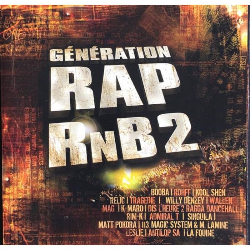 CD / DVD Generation Rap et Rnb 2 L'album