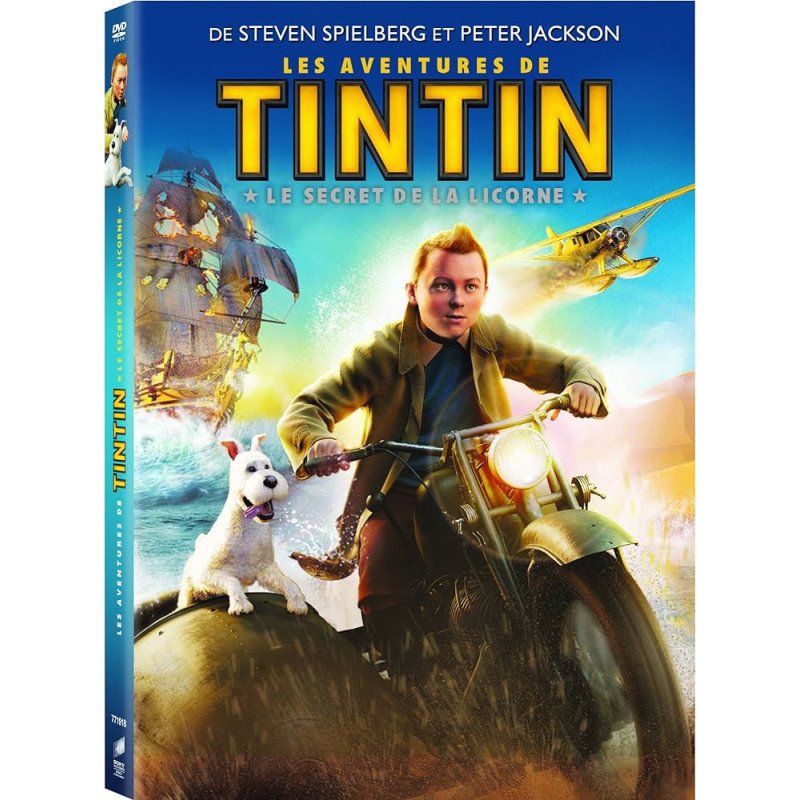 DVD Les Aventures De Tintin Le Secret De La Licorne