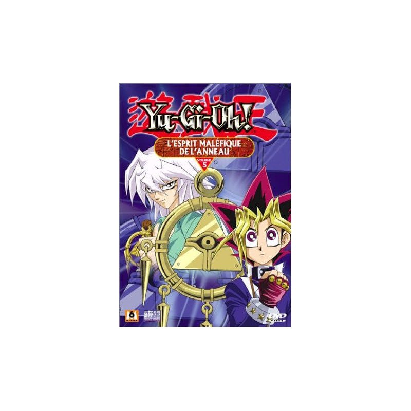 DVD Yu gi oh volume 5 l'esprit maléfique de l'anneau