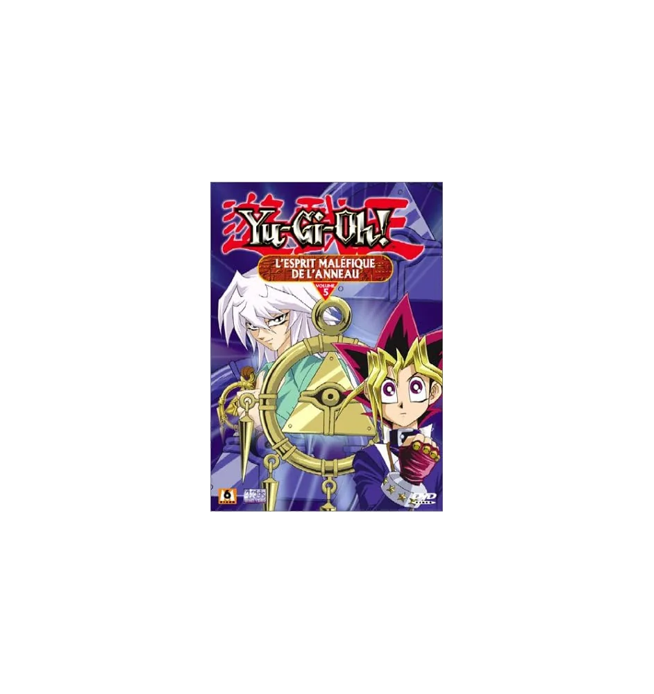 DVD Yu gi oh volume 5 l'esprit maléfique de l'anneau