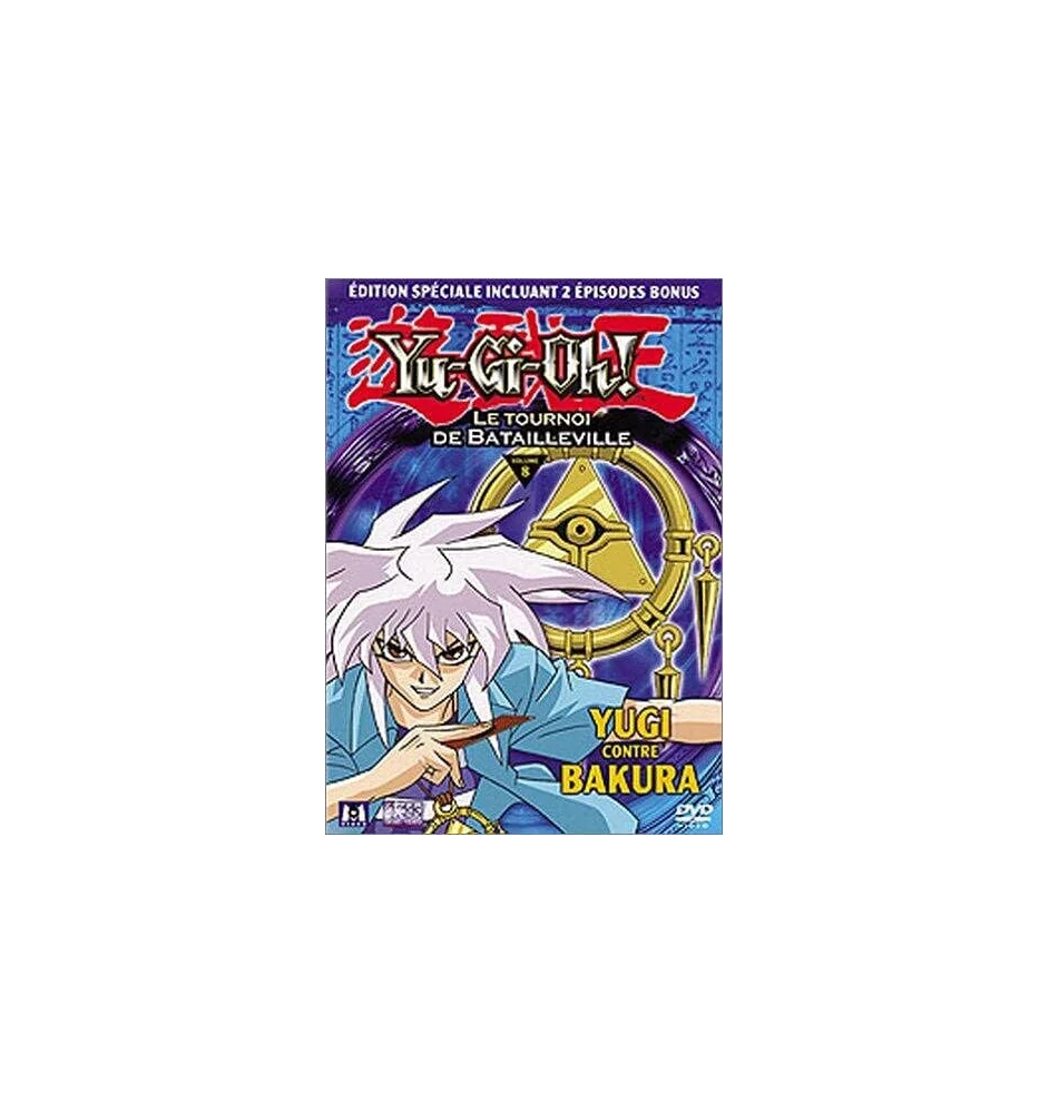 DVD Yu gi oh volume 8 Yu gi contre Bakura Neuf