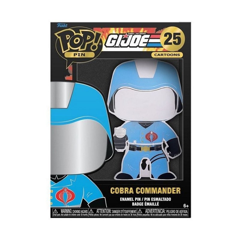 Funko pop pin Gi Joe Cobra commander n°25