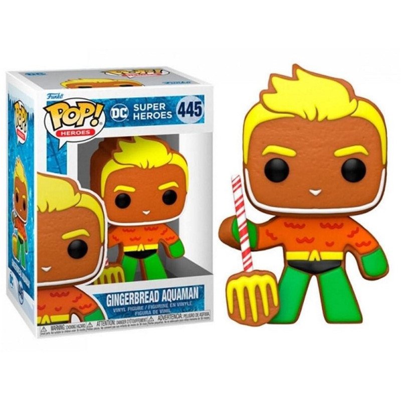 Funko Pop DC Super hero Gingerbread Aquaman n°445