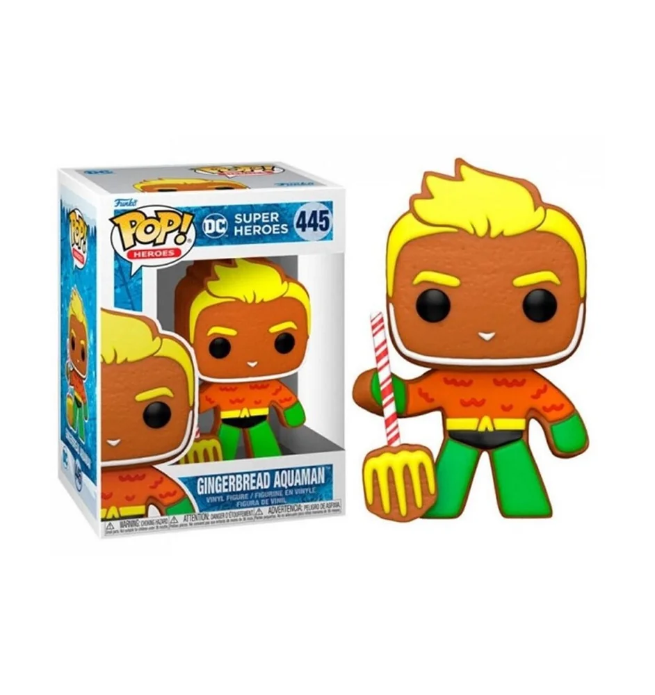 Funko Pop DC Super hero Gingerbread Aquaman n°445
