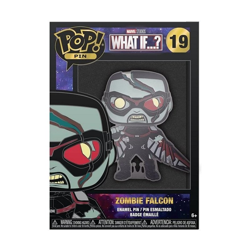 Funko pop pin Marvel The Dark zombie Falcon n°19