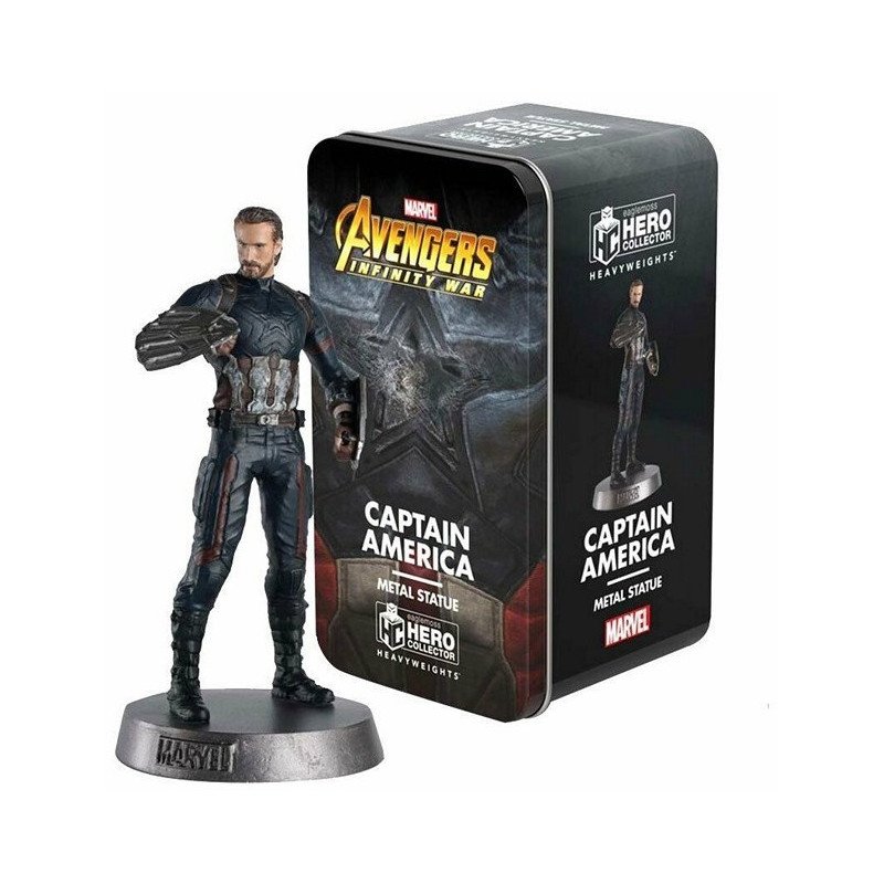 Figurine HC Marvel Comic Heavyweights Captain America Metal Statue