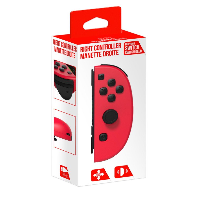 Manette Joycon Droit Rouge Pour Nintendo Switch