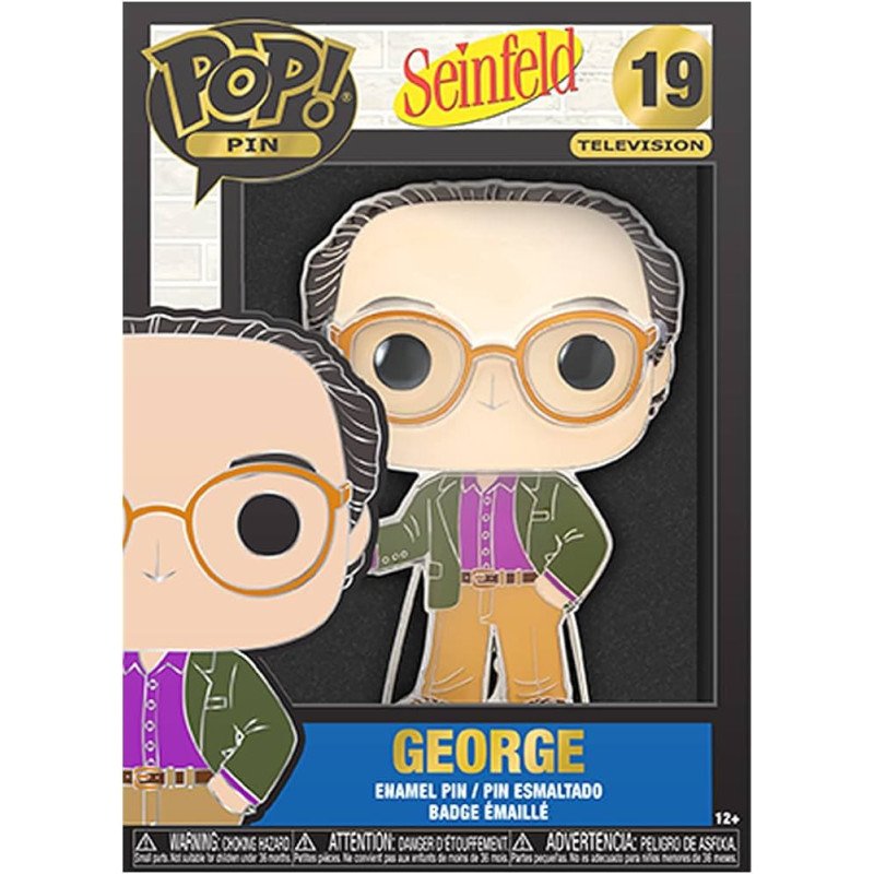 Funko pop pin badge Seinfeld George 19