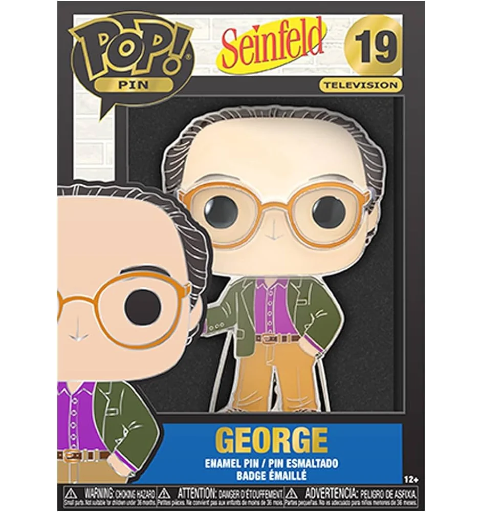 Funko pop pin badge Seinfeld George 19