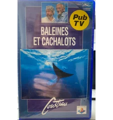 VHS Cousteau Baleines Et Cachalots 4 Neuf