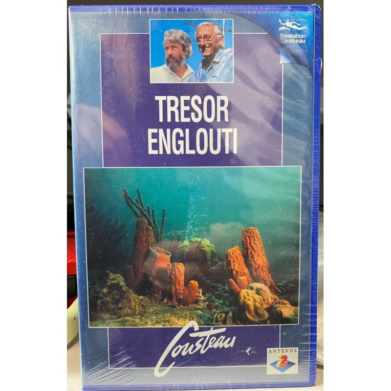 VHS COUSTEAU TRESOR ENGLOUTI 6 NEUF