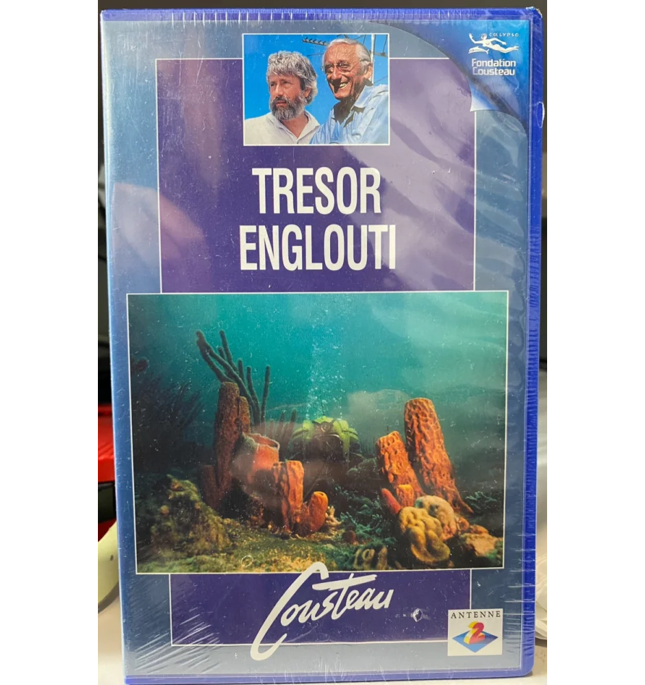 VHS COUSTEAU TRESOR ENGLOUTI 6 NEUF