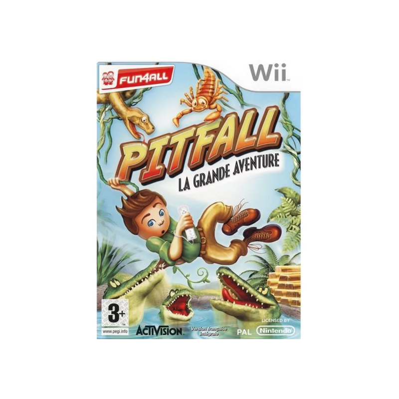 WII Pitfall La Grande Aventure Cib