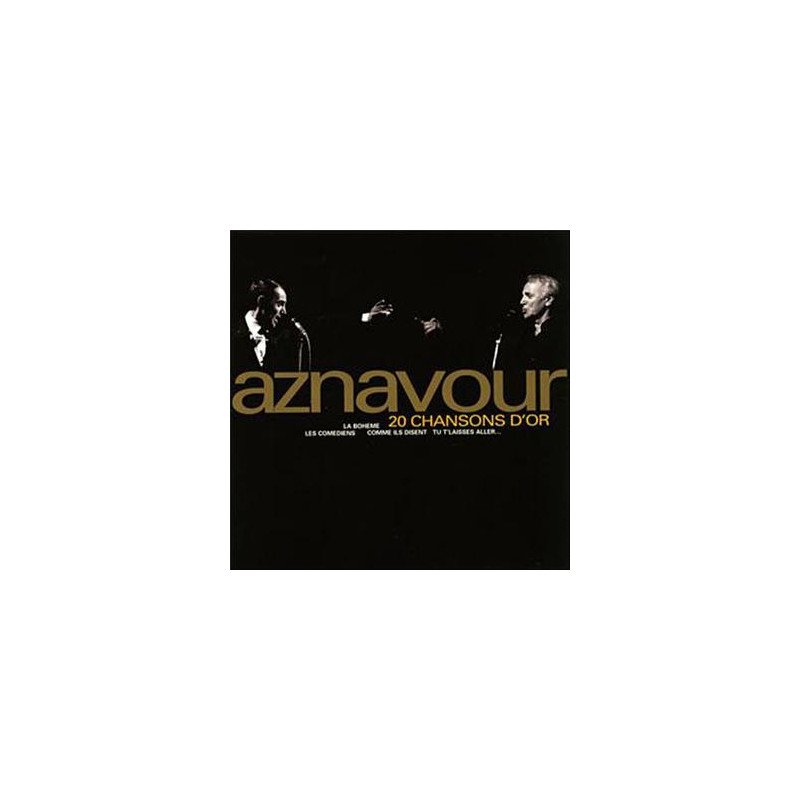 CD Charles Aznavour 20 chansons d'Or