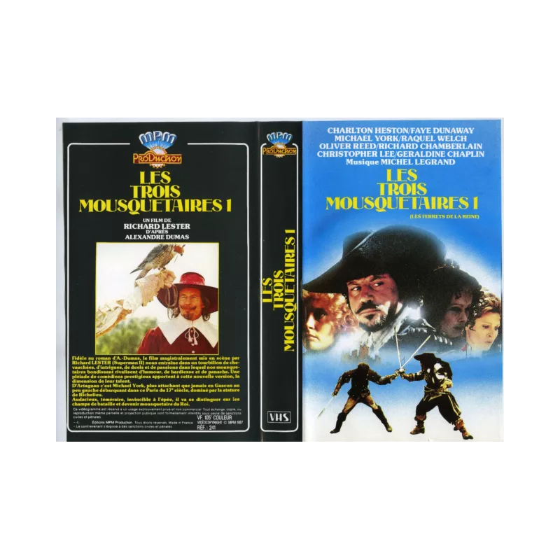VHS les trois mousquetaires 1