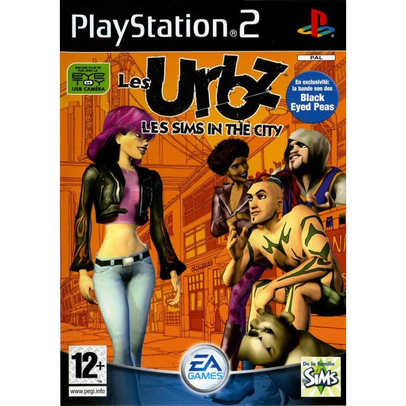 PS2 les urbz les sims in the city SN