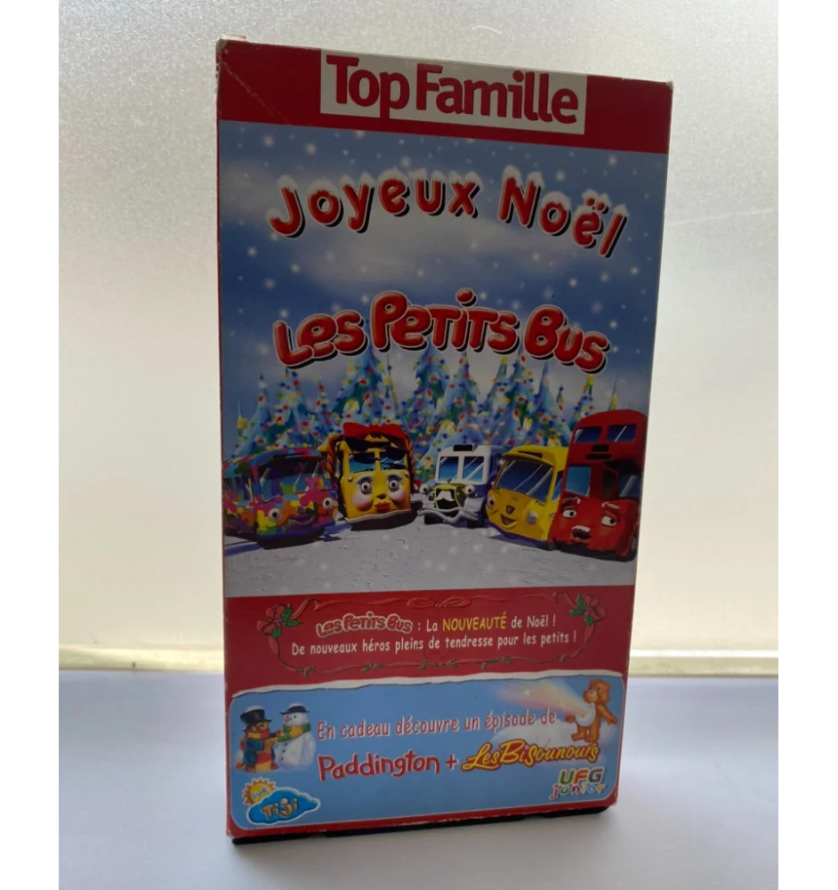 VHS 3 en 1 bisounours paddington et les petits bus