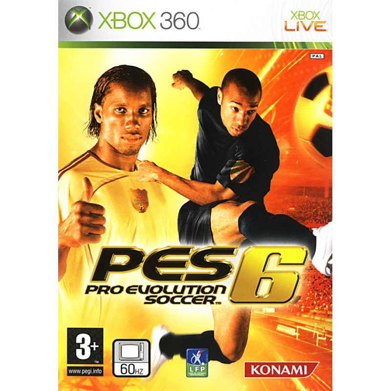 Xbox 360 pro evolution soccer 6 cib