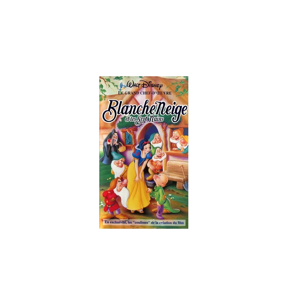 VHS Blanche Neige et les sept nains