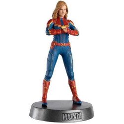 Figurine metal statue captain Marvel