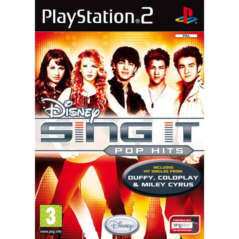 PS2 Disney sing it : pop hits cib