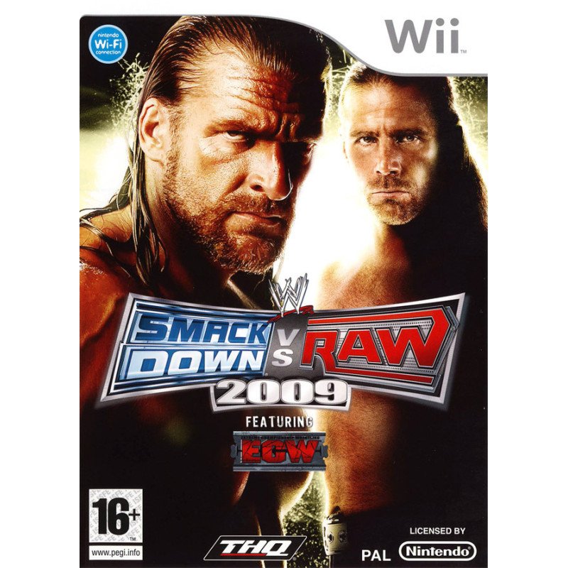 WII smackdown vs raw 2009 sn