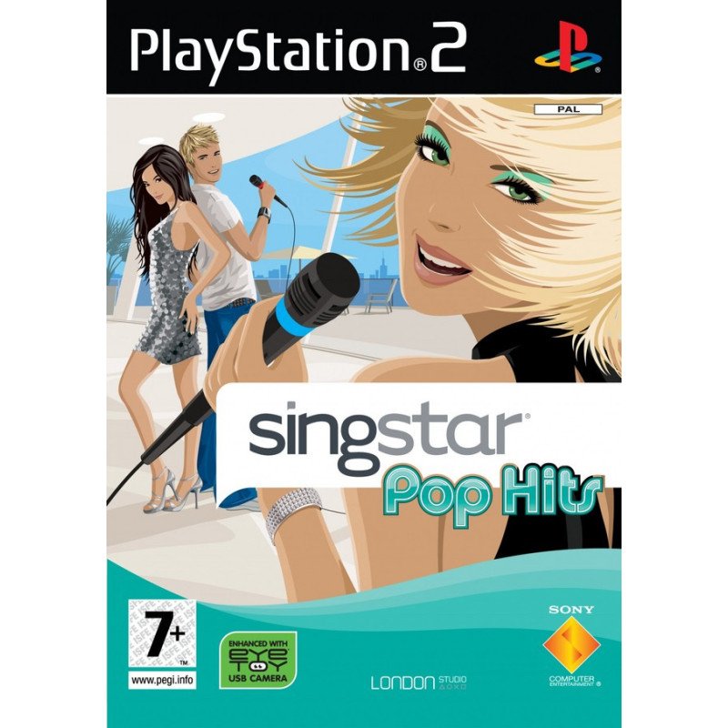 PS2 Singstar pop hits cib
