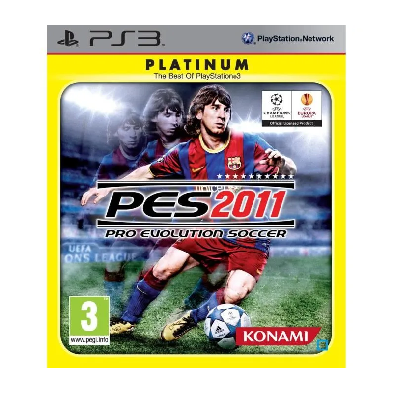 PS3 Pes Pro Evolution Soccer 2011 plat cib