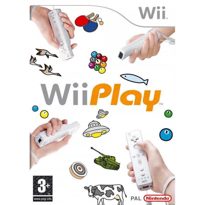WII Wii Play sn