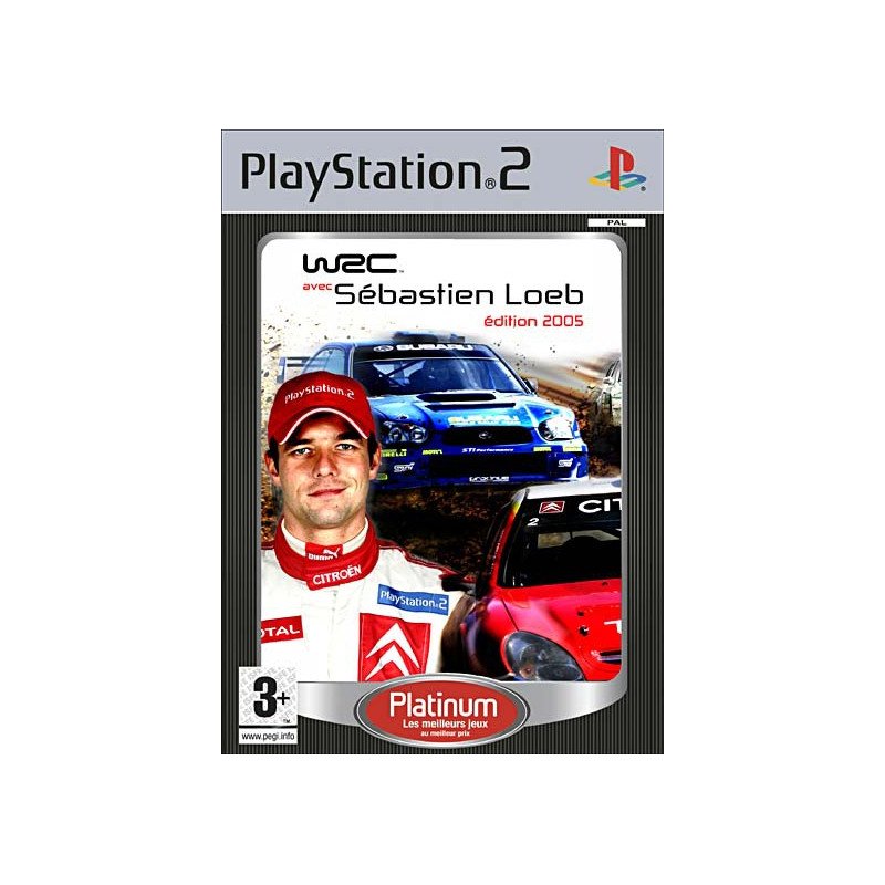 PS2 Wrc avec sebastien Loeb edition 2005 plat cib
