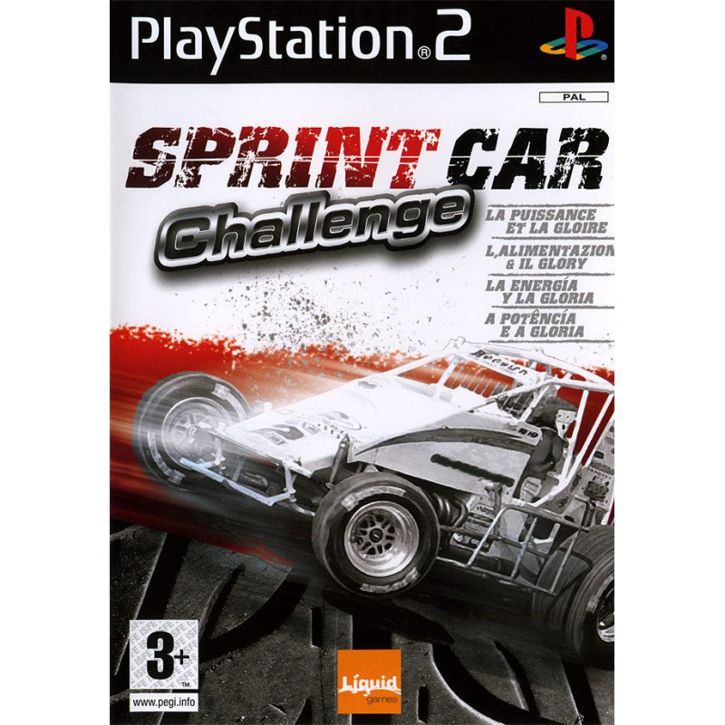 PS2 Sprint car challenge cib