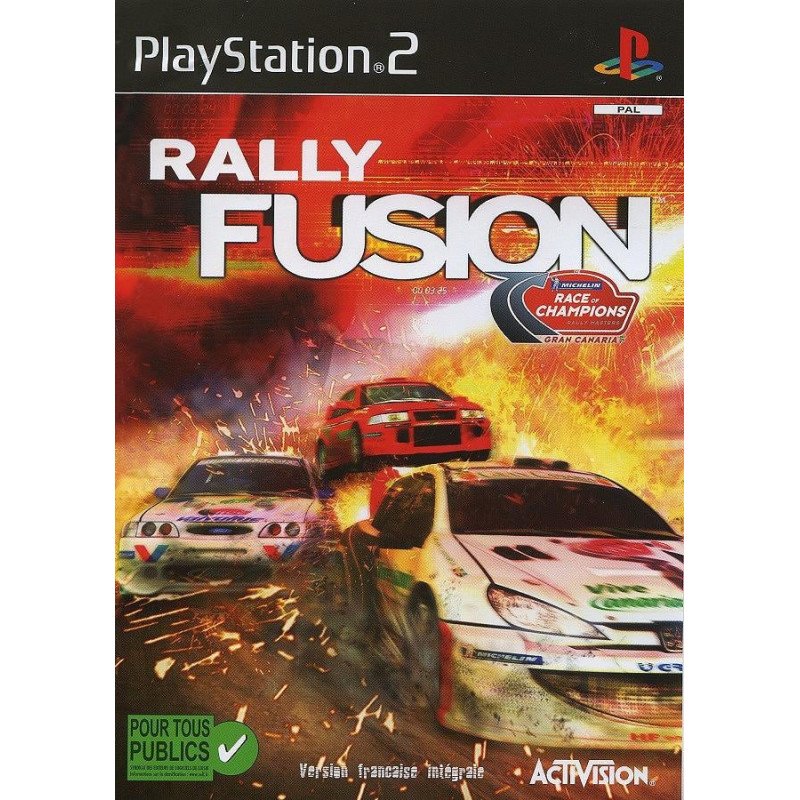 PS2 Rally Fusion race of champion cib